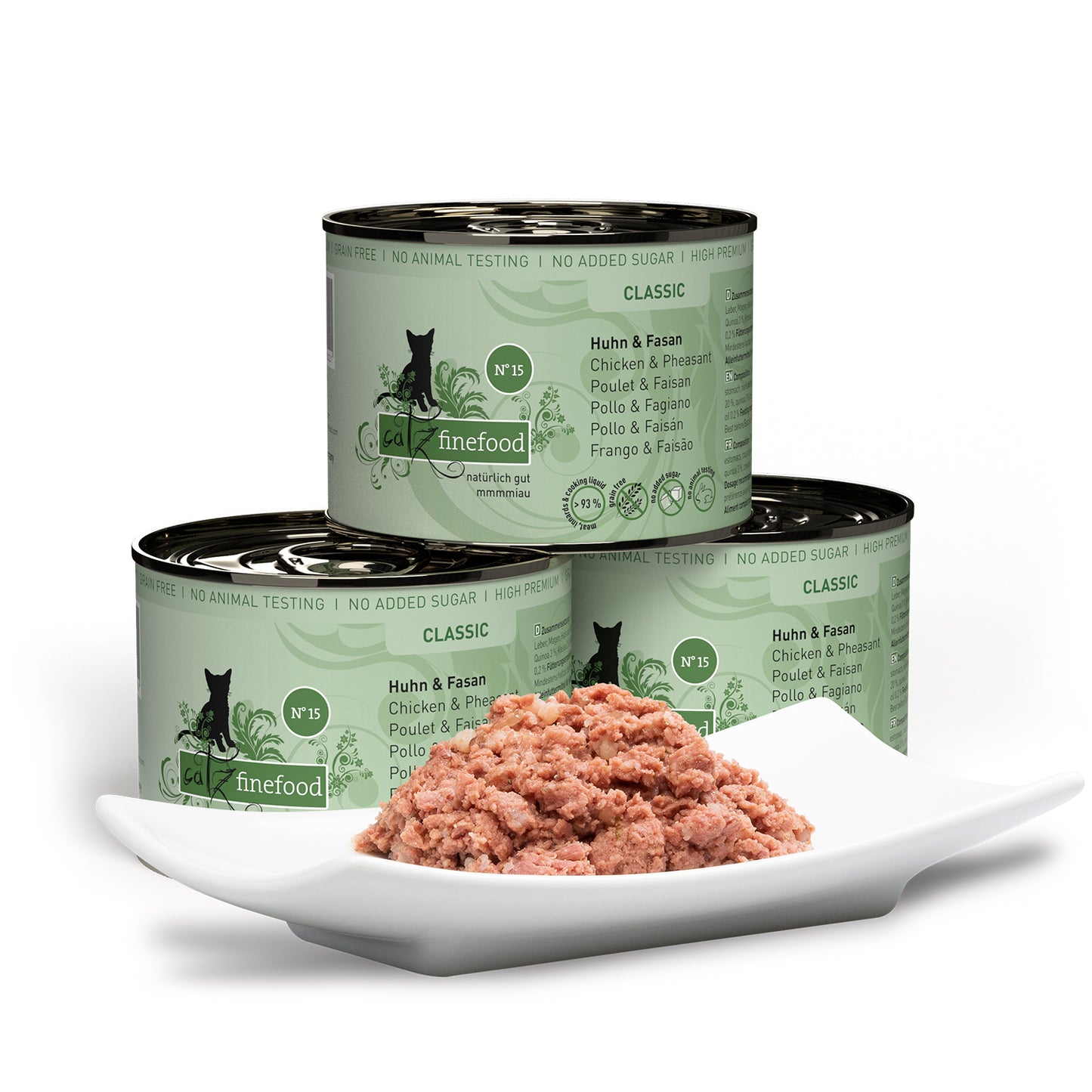 catz finefood CLASSIC No.15 – chicken & pheasant (200g x 6)
