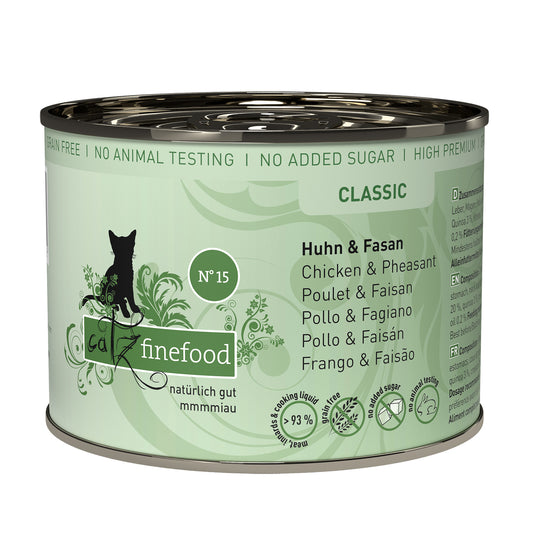 catz finefood CLASSIC No.15 – chicken & pheasant (200g x 6)