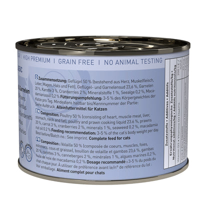 catz finefood CLASSIC No.17 – poultry & prawns (200g x 6)