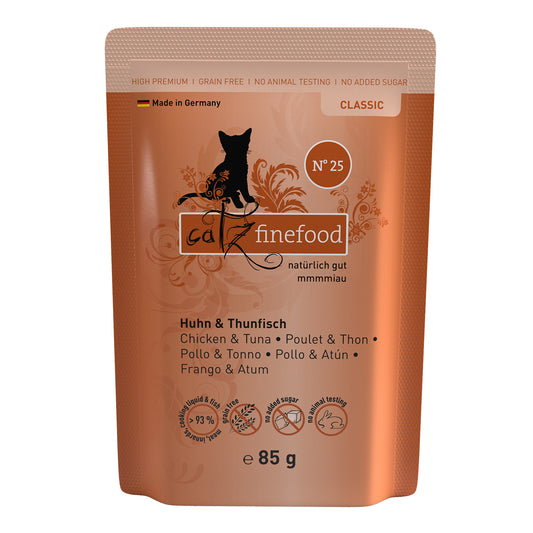 catz finefood CLASSIC No.25 – chicken & tuna (85g x 16)