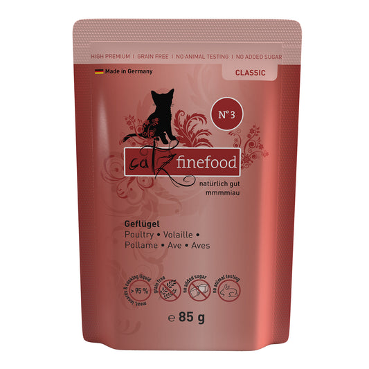 catz finefood CLASSIC No. 3 – poultry (85g x 16)