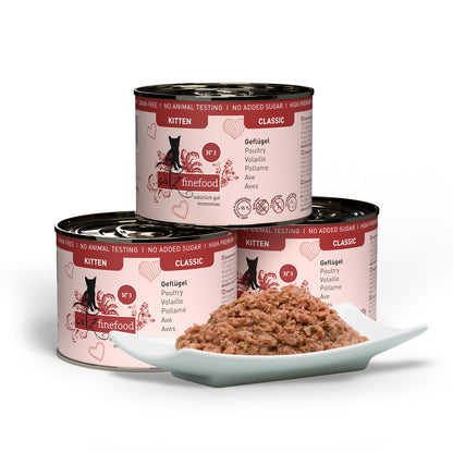 catz finefood CLASSIC No.3 - Kitten (200g x 6)