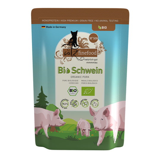 catz finefood BIO No. 509 – organic pork (85g x 12)